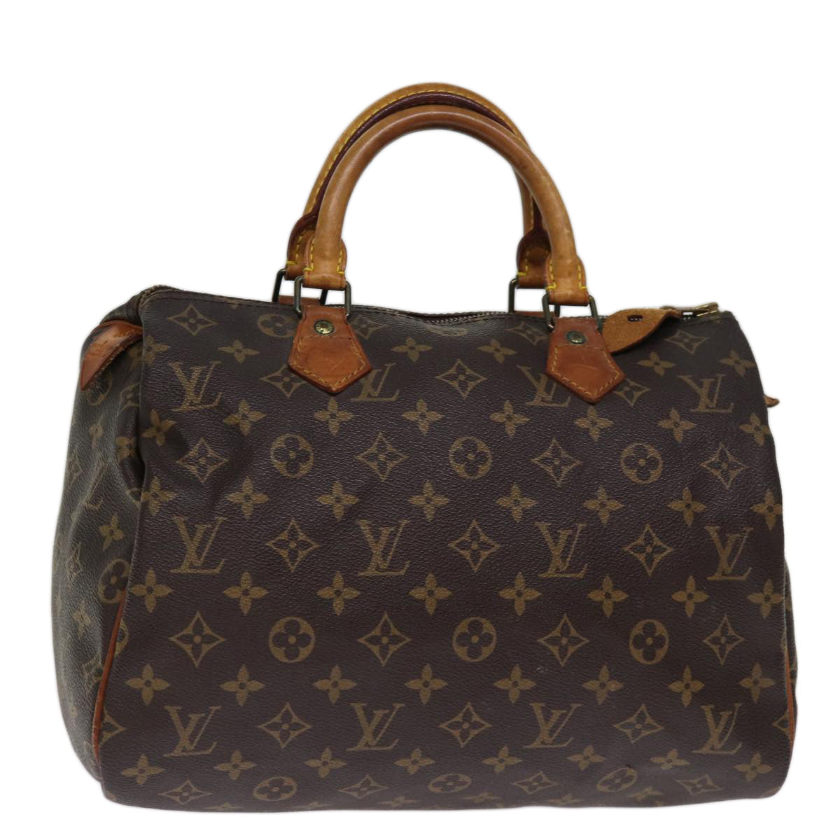 LOUIS VUITTON Monogram Speedy 30 Hand Bag M41526 LV 75075