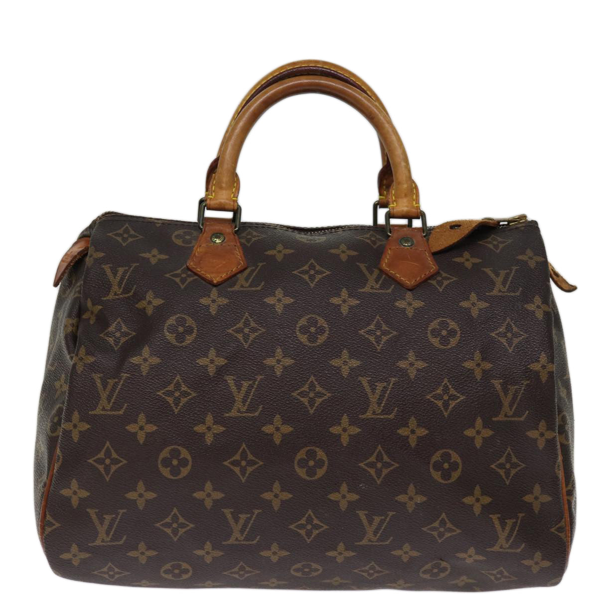 LOUIS VUITTON Monogram Speedy 30 Hand Bag M41526 LV 75075