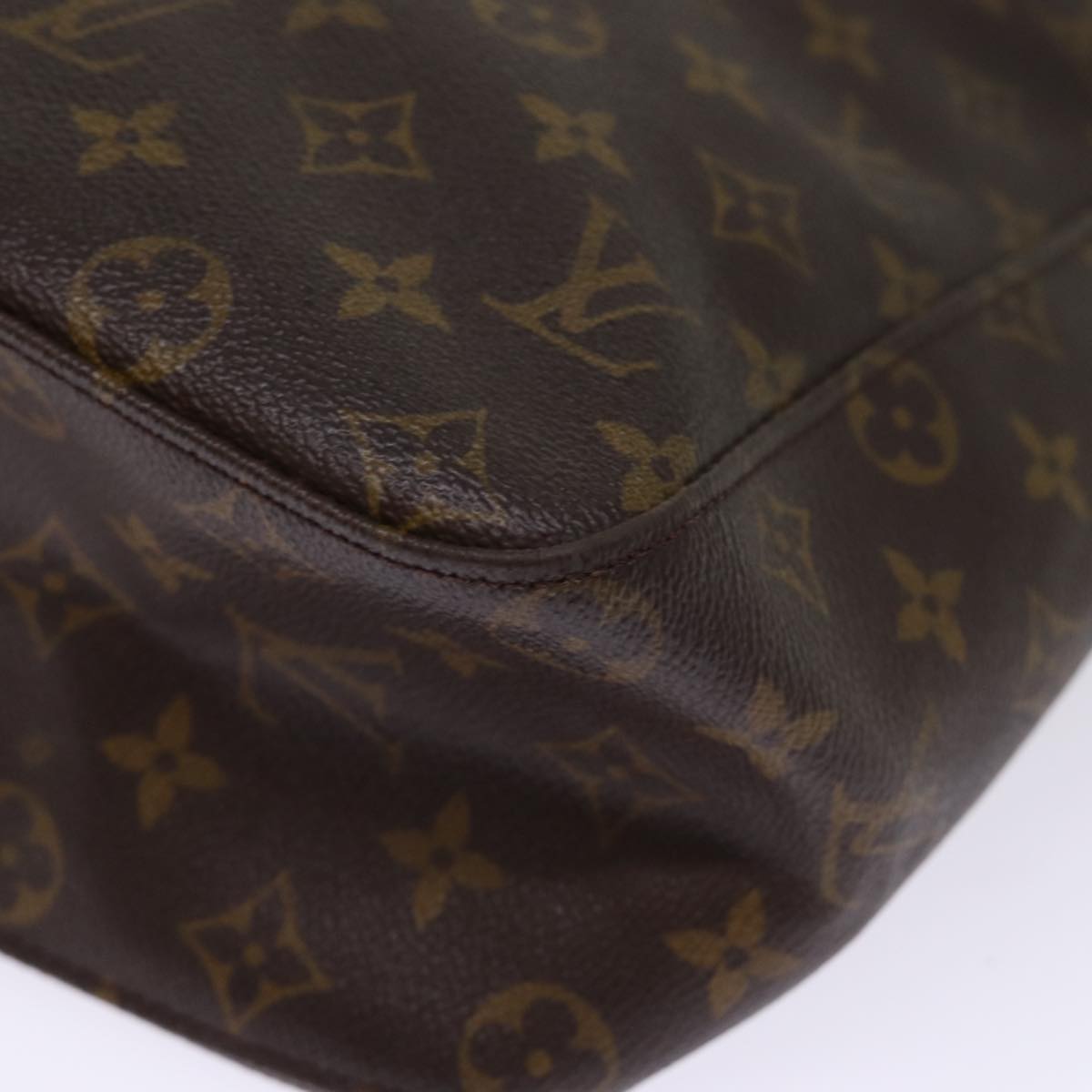LOUIS VUITTON Monogram Looping GM Shoulder Bag M51145 LV 75079