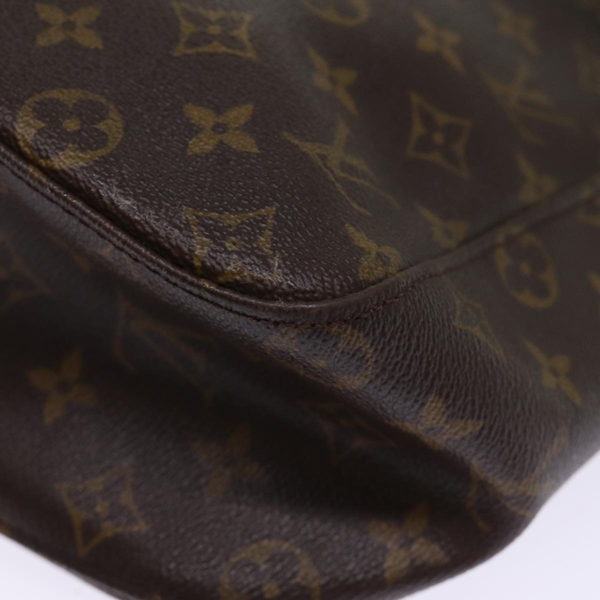 LOUIS VUITTON Monogram Looping GM Shoulder Bag M51145 LV 75079