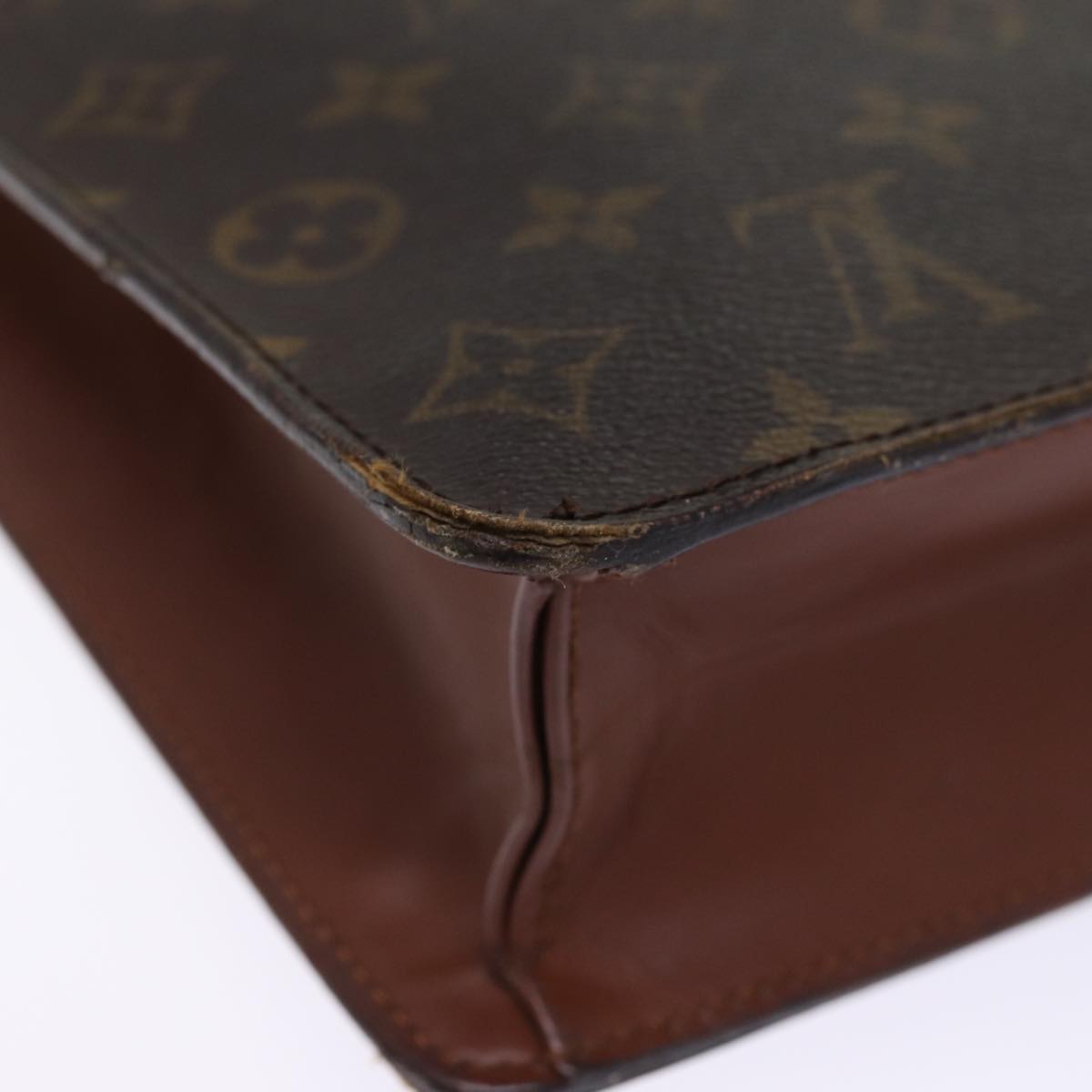 LOUIS VUITTON Monogram Porte Documents Bandouliere Bag M53338 LV 75081
