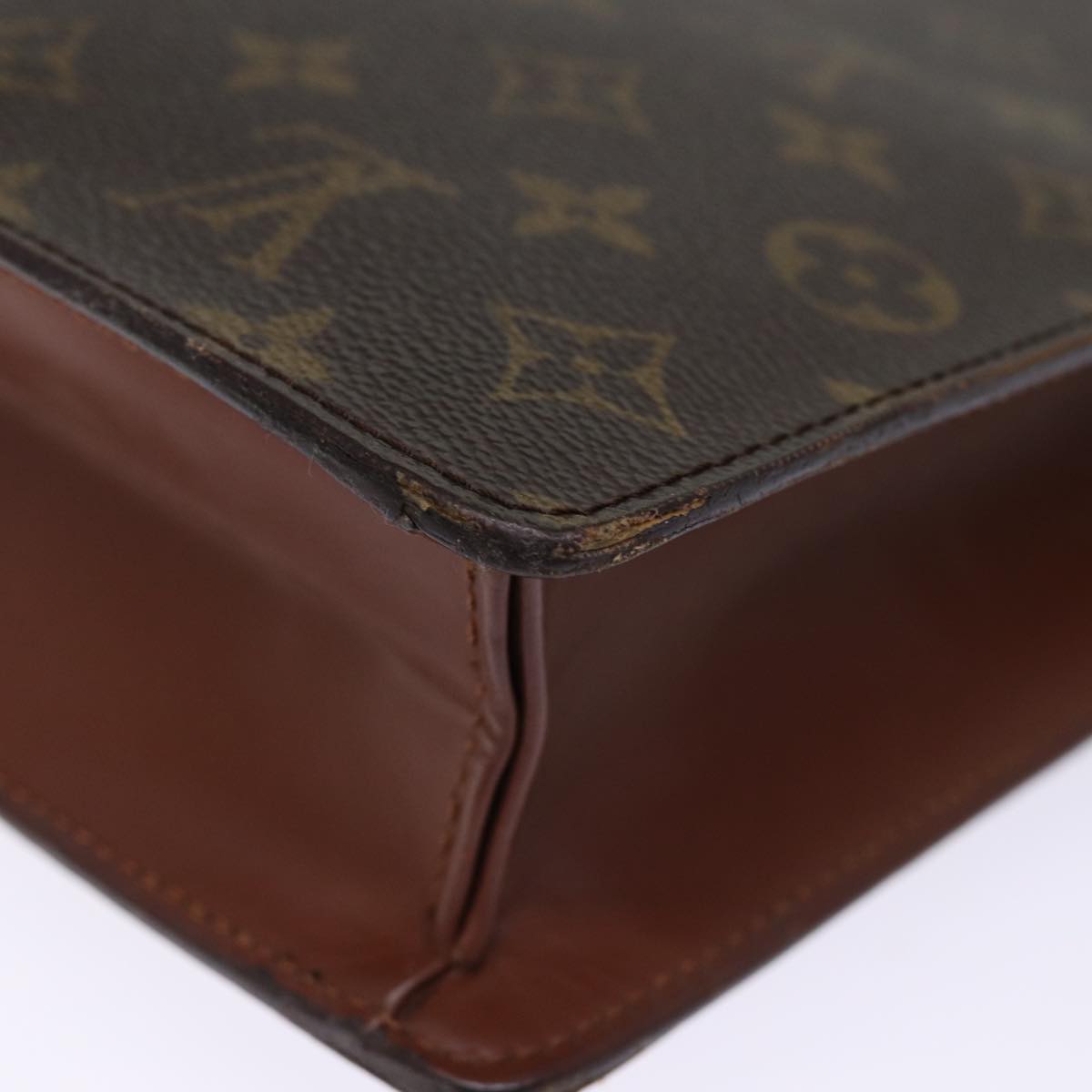 LOUIS VUITTON Monogram Porte Documents Bandouliere Bag M53338 LV 75081