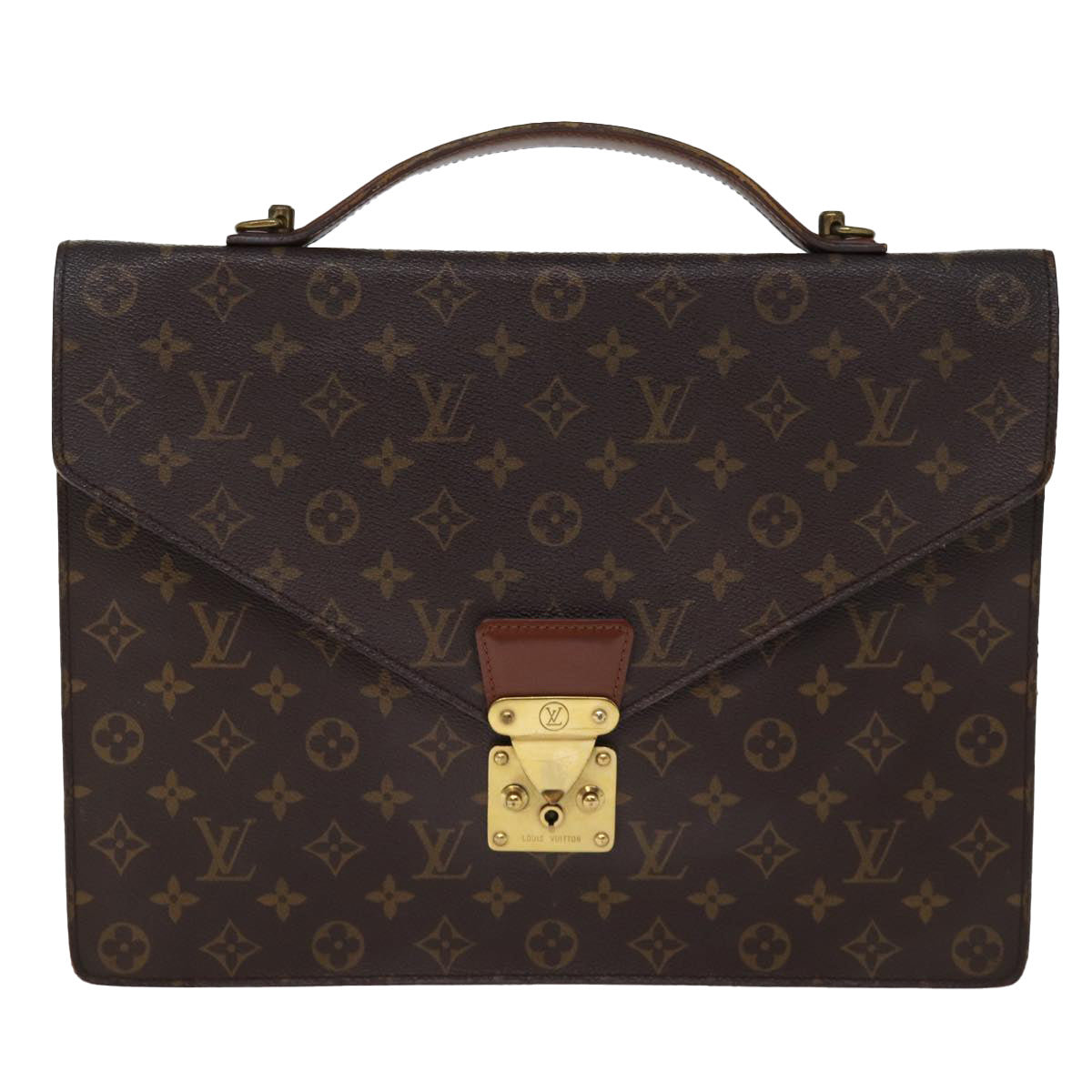 LOUIS VUITTON Monogram Porte Documents Bandouliere Bag M53338 LV 75081