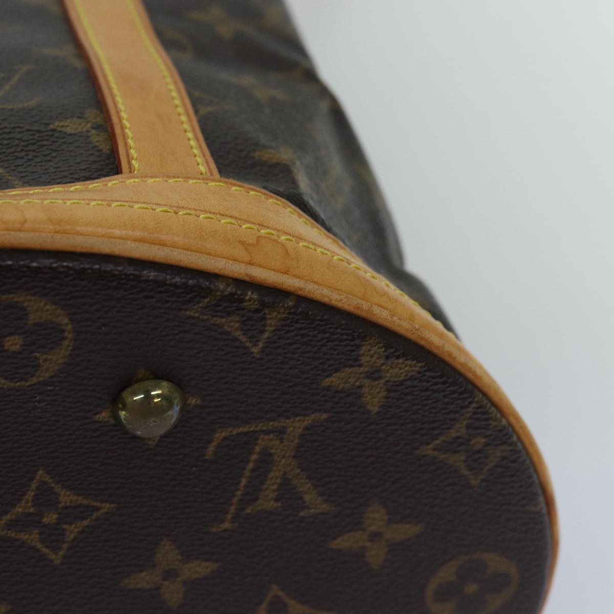 LOUIS VUITTON Monogram Bucket GM Shoulder Bag M42236 LV 75082