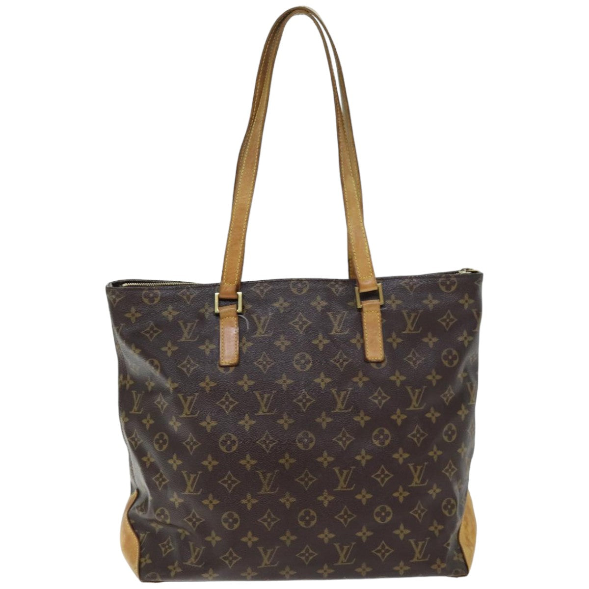 LOUIS VUITTON Monogram Cabas Mezzo Tote Bag M51151 LV 75086