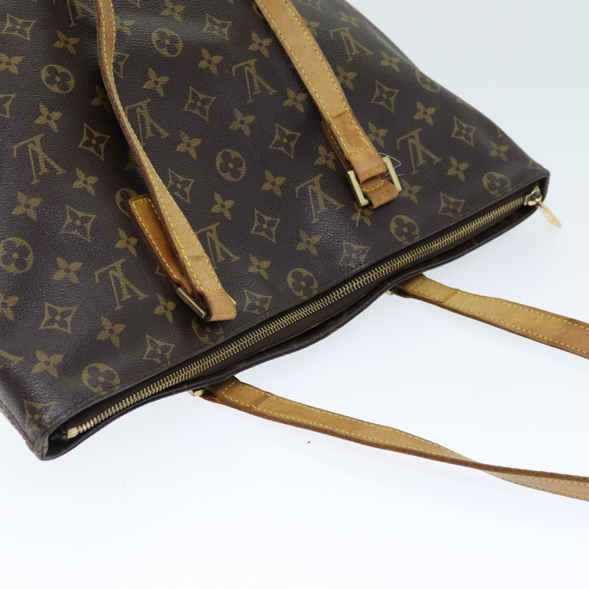 LOUIS VUITTON Monogram Cabas Mezzo Tote Bag M51151 LV 75086