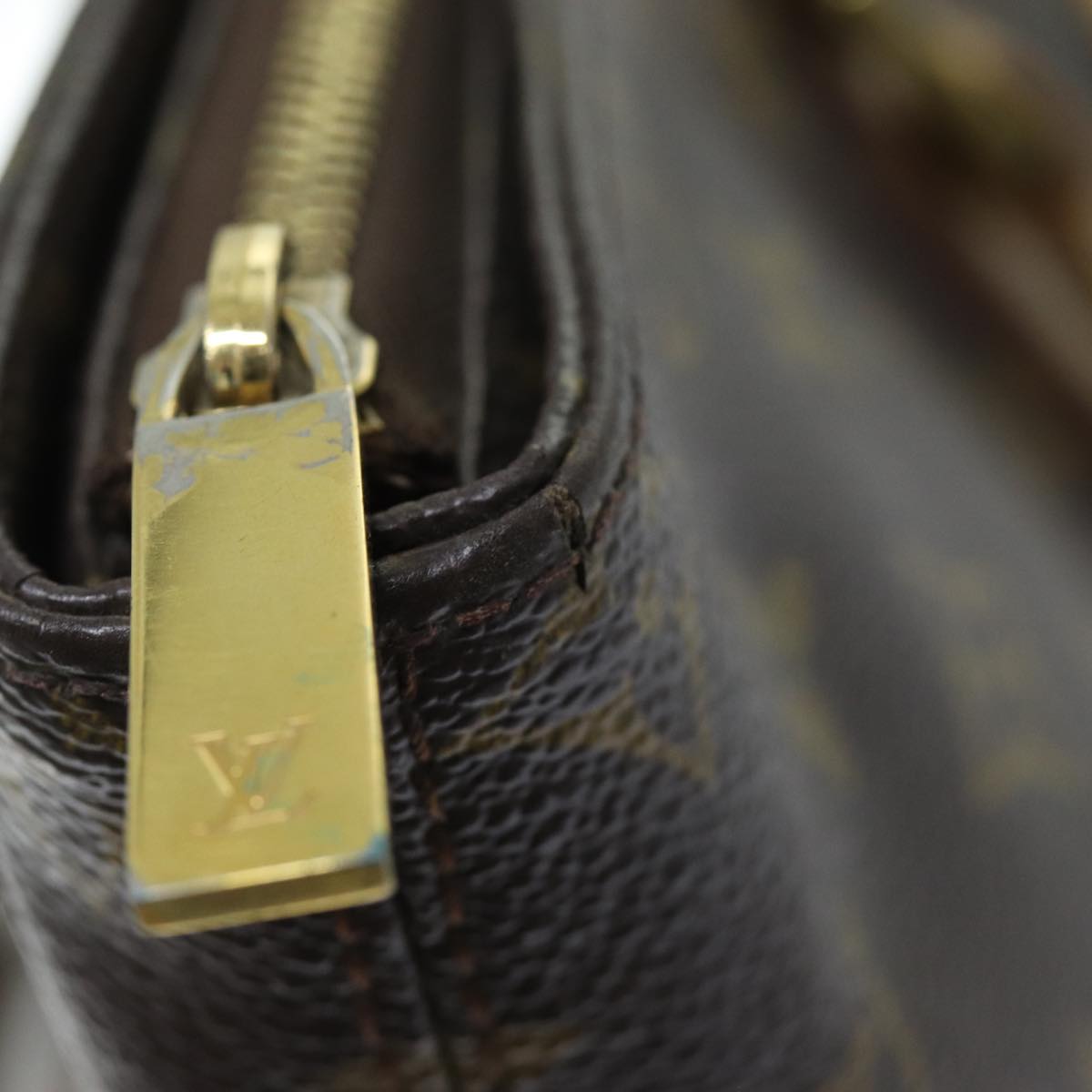 LOUIS VUITTON Monogram Cabas Mezzo Tote Bag M51151 LV 75086