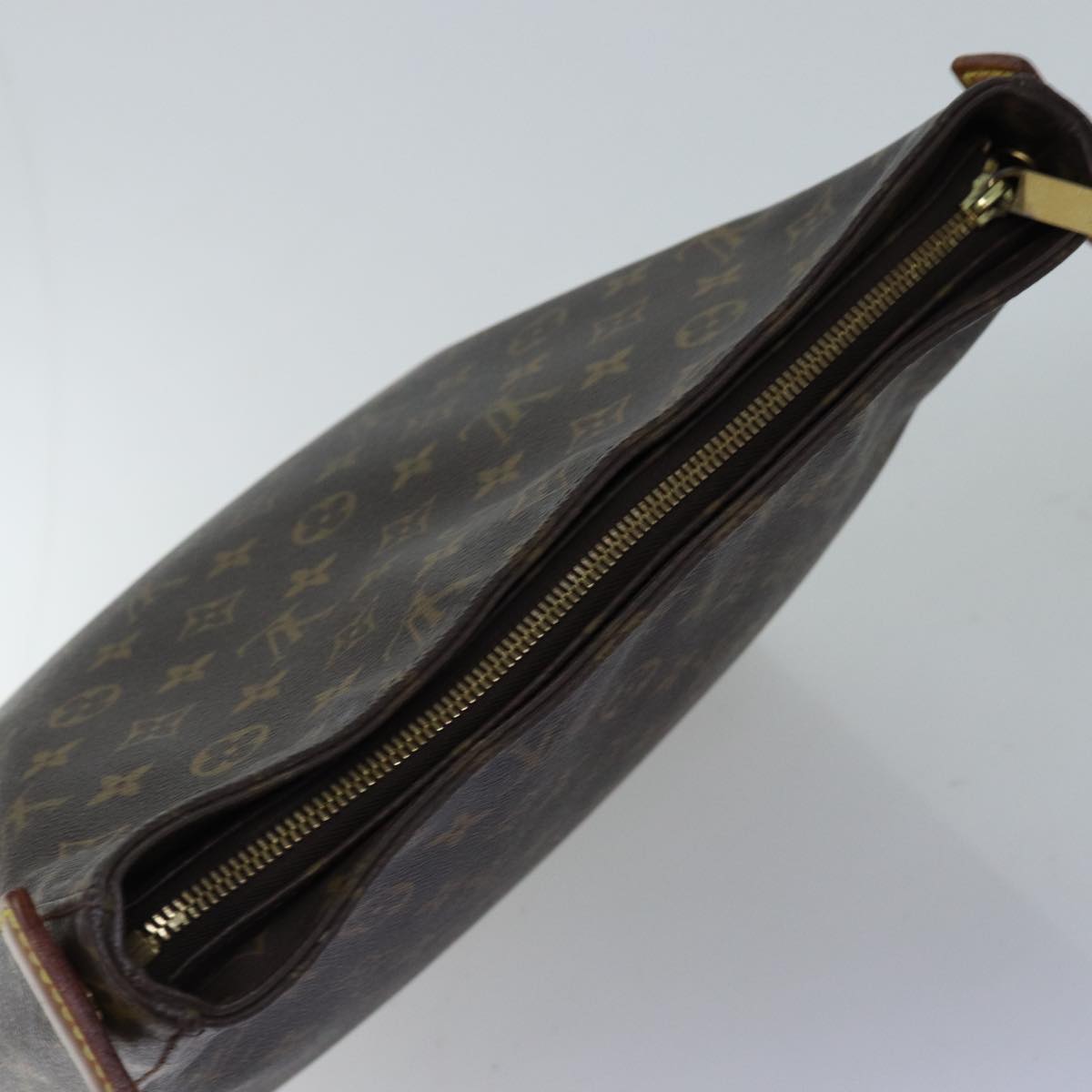 LOUIS VUITTON Monogram Looping GM Shoulder Bag M51145 LV 75087