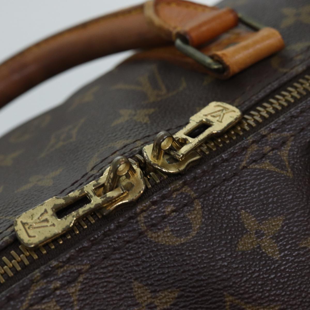 LOUIS VUITTON Monogram Keepall 50 Boston Bag M41426 LV 75089