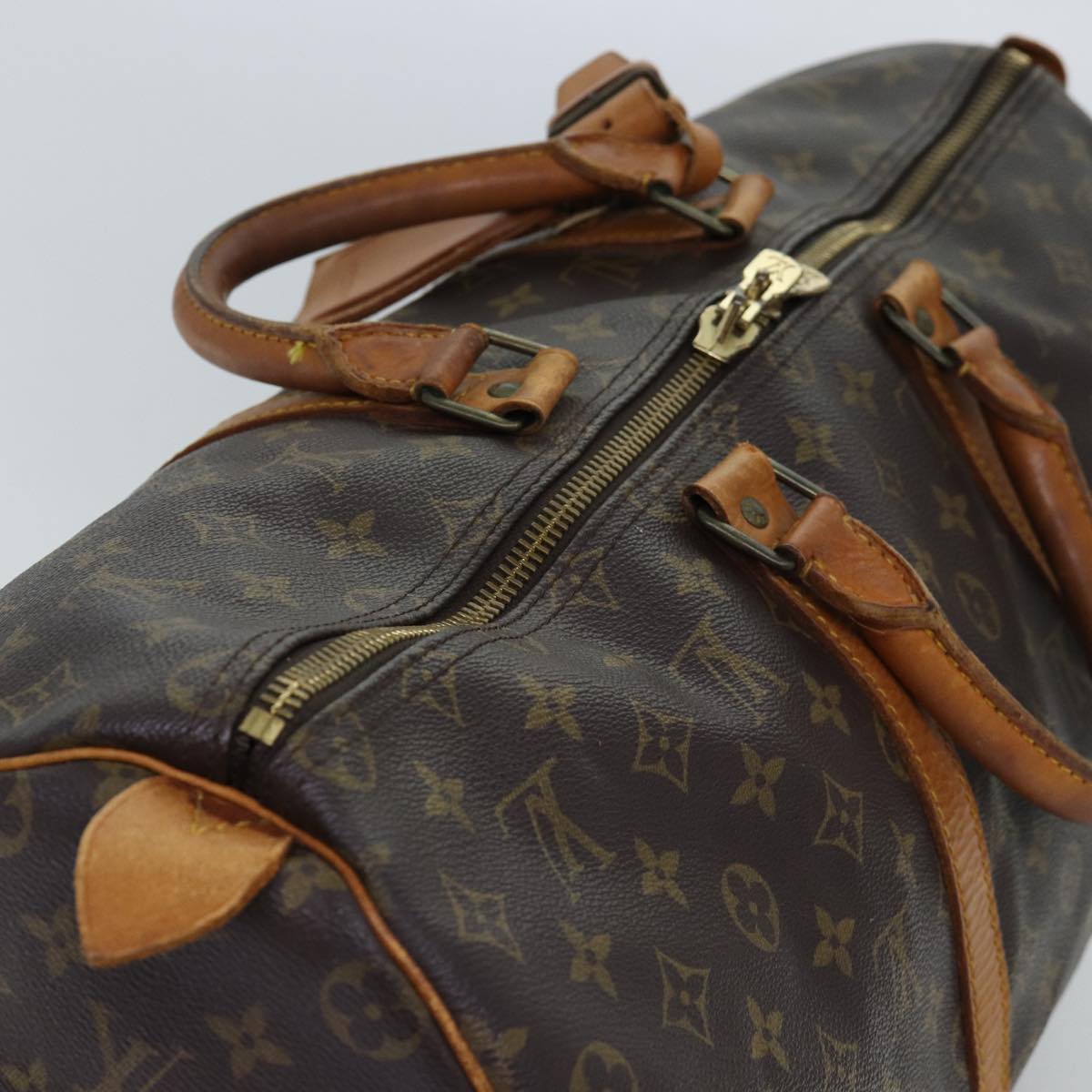 LOUIS VUITTON Monogram Keepall 50 Boston Bag M41426 LV 75089