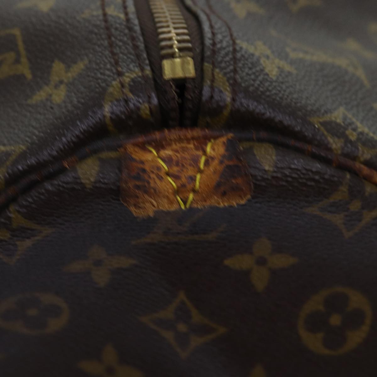 LOUIS VUITTON Monogram Keepall 50 Boston Bag M41426 LV 75091