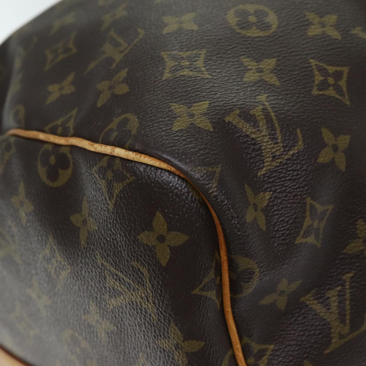 LOUIS VUITTON Monogram Keepall Bandouliere 55 Boston Bag M41414 LV 75092