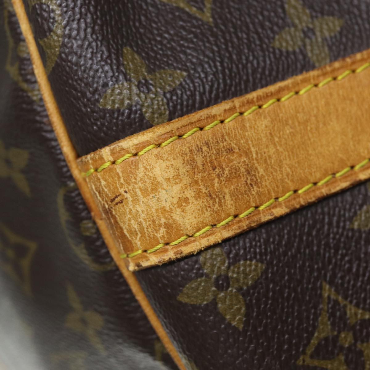 LOUIS VUITTON Monogram Keepall Bandouliere 55 Boston Bag M41414 LV 75092