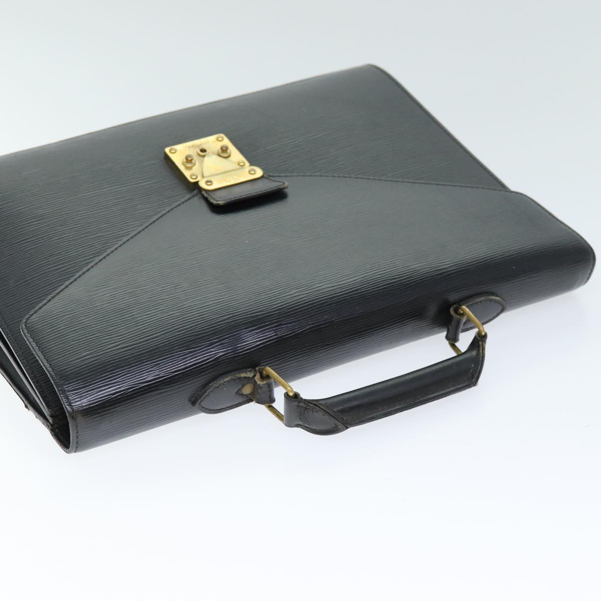 LOUIS VUITTON Epi Serviette Conseiller Briefcase Black M54422 LV 75093