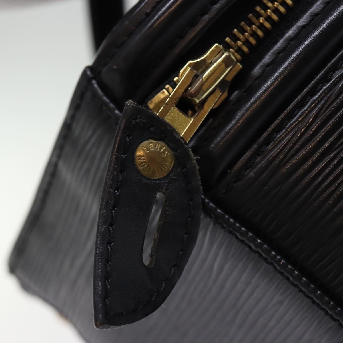 LOUIS VUITTON Epi Cannes Hand Bag Black M48032 LV 75098