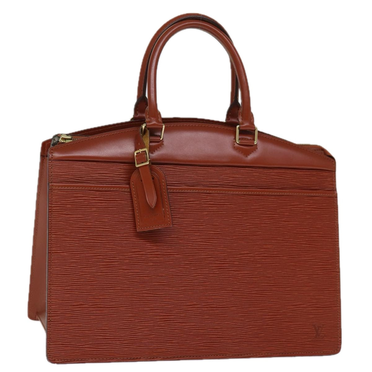 LOUIS VUITTON Epi Riviera Hand Bag Brown M48183 LV 75100