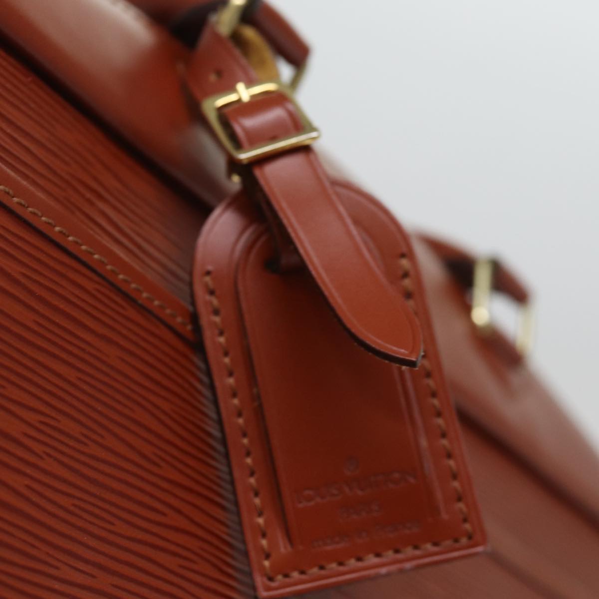 LOUIS VUITTON Epi Riviera Hand Bag Brown M48183 LV 75100