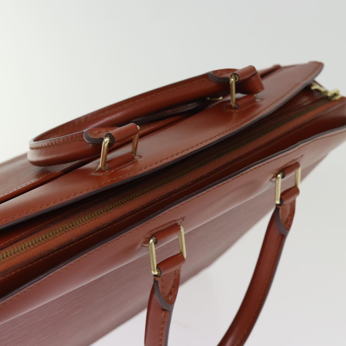 LOUIS VUITTON Epi Riviera Hand Bag Brown M48183 LV 75100