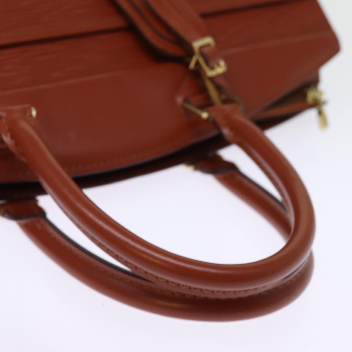 LOUIS VUITTON Epi Riviera Hand Bag Brown M48183 LV 75100
