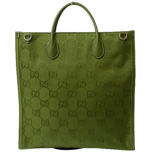 Luxury Gucci Trending 2025 Off The Grid 2WAY Medium Tote Bag GG Nylon