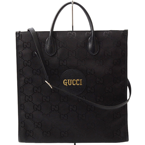 Luxury Gucci Trending 2025 Off The Grid 2WAY Medium Tote Bag GG Nylon Black 630355