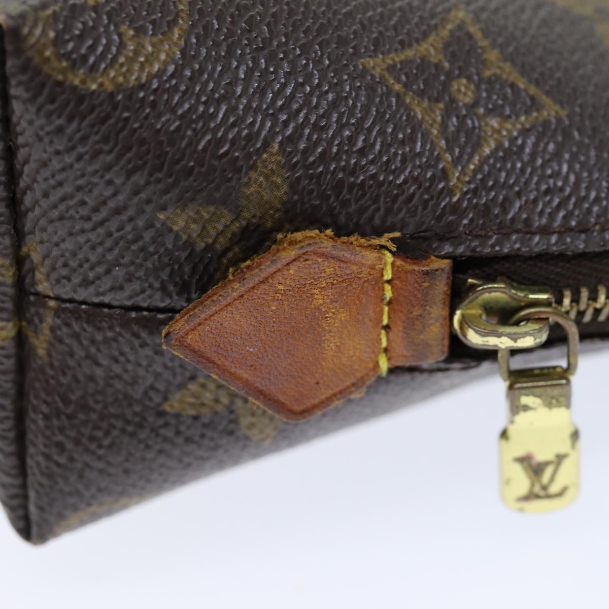 LOUIS VUITTON Monogram Pochette Cosmetic PM Cosmetic Pouch M47515 LV 75152