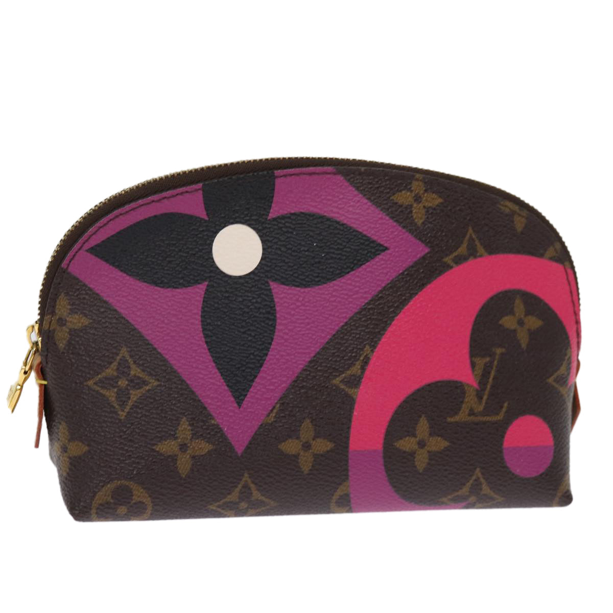 LOUIS VUITTON Monogram Game On Pochette Cosmetic PM Pouch M80283 LV 75153