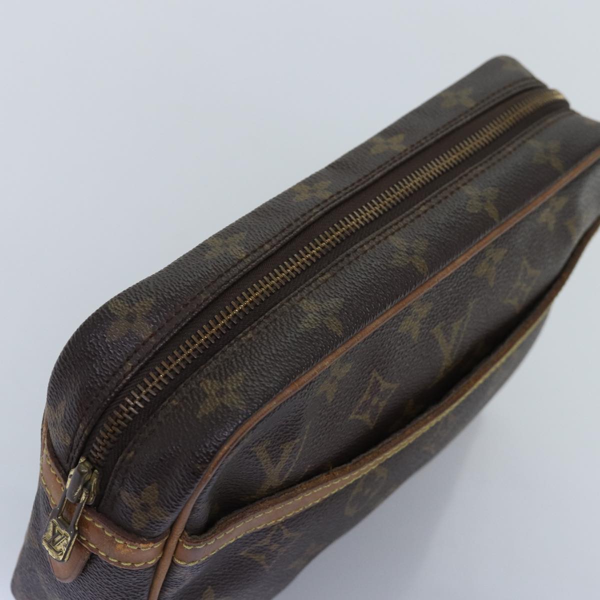 LOUIS VUITTON Monogram Compiegne 23 Clutch Bag M51847 LV 75158