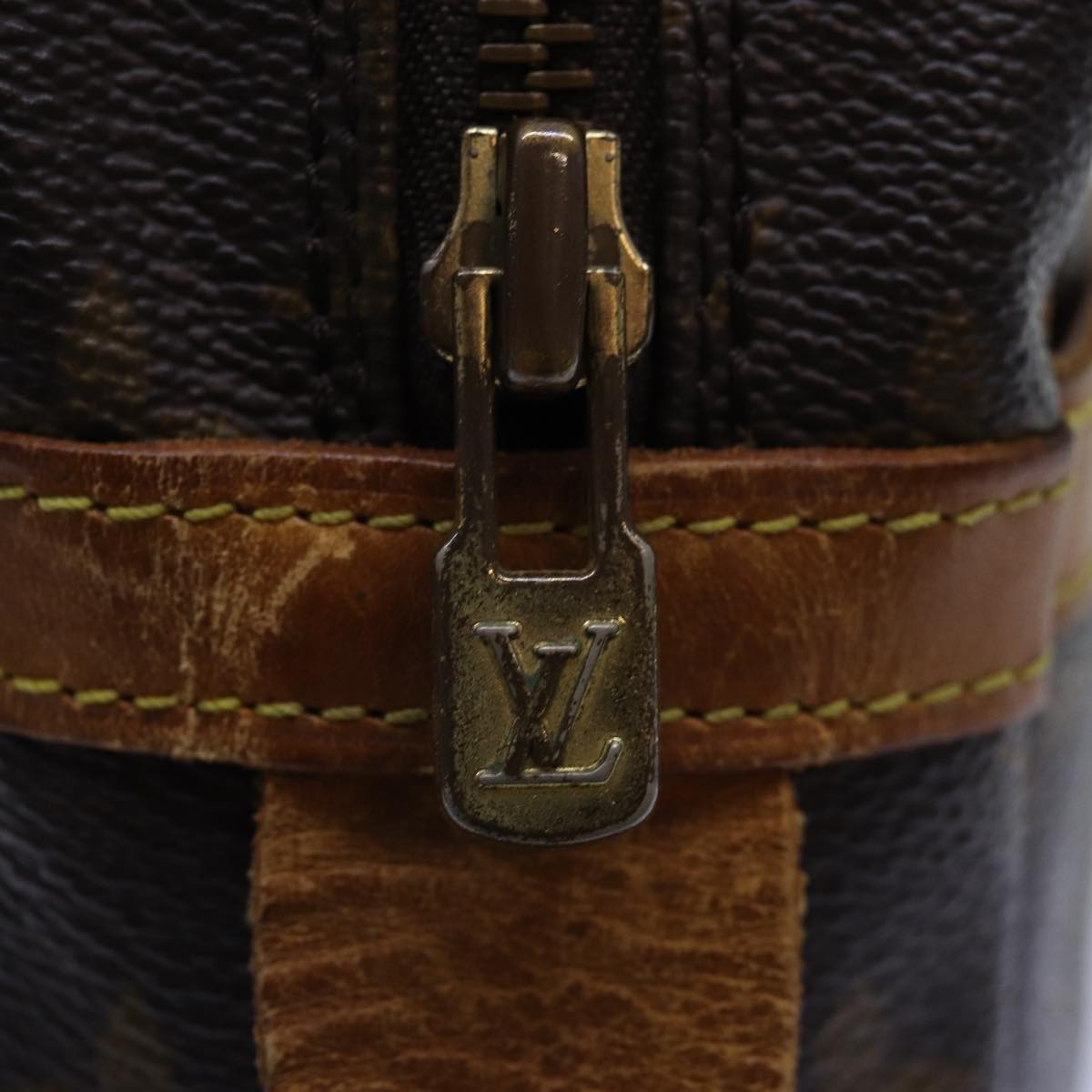 LOUIS VUITTON Monogram Compiegne 28 Clutch Bag M51845 LV 75160