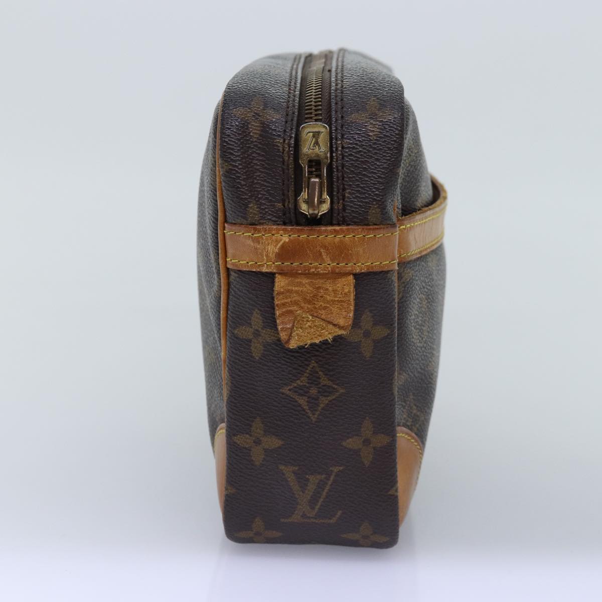 LOUIS VUITTON Monogram Compiegne 28 Clutch Bag M51845 LV 75160