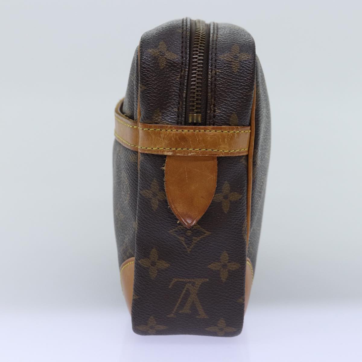LOUIS VUITTON Monogram Compiegne 28 Clutch Bag M51845 LV 75160