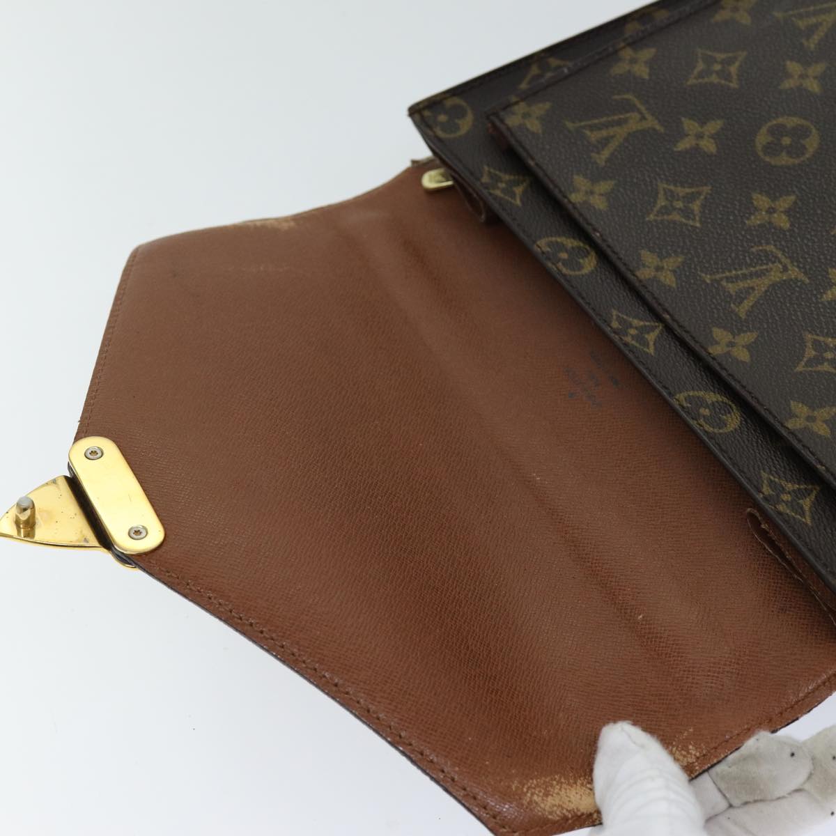 LOUIS VUITTON Monogram Monceau 26 Shoulder Bag M51187 LV 75161