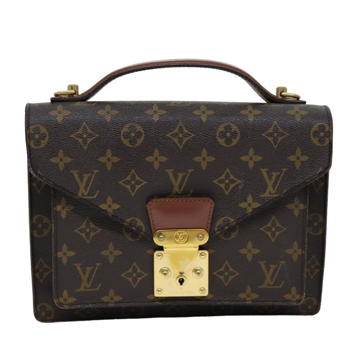 LOUIS VUITTON Monogram Monceau 26 Shoulder Bag M51187 LV 75161