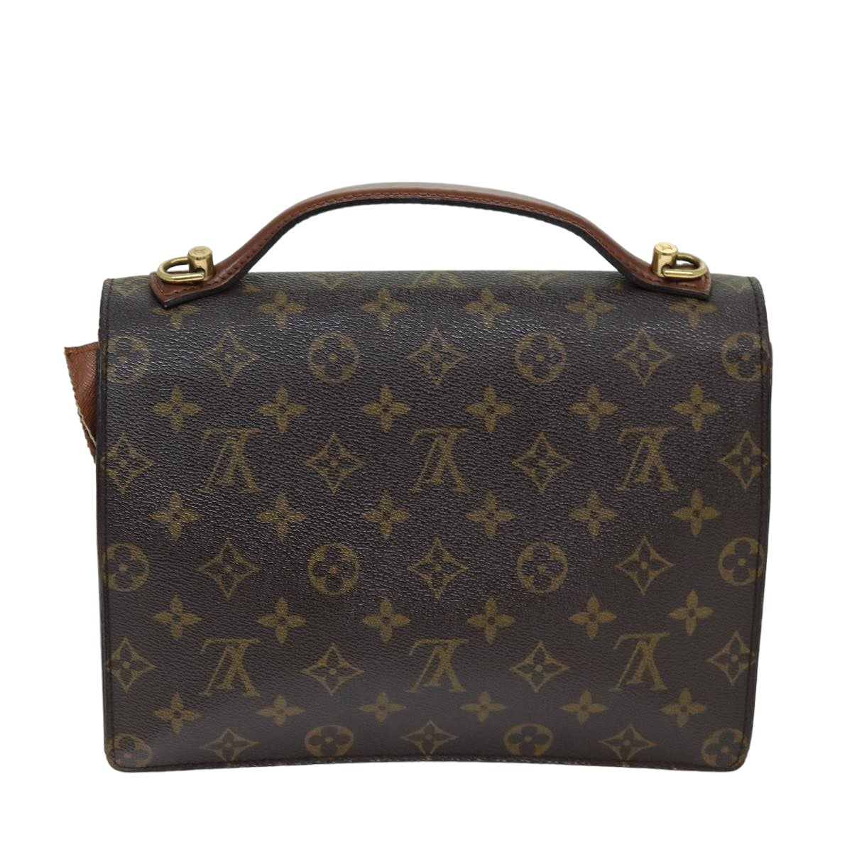 LOUIS VUITTON Monogram Monceau 26 Shoulder Bag M51187 LV 75161
