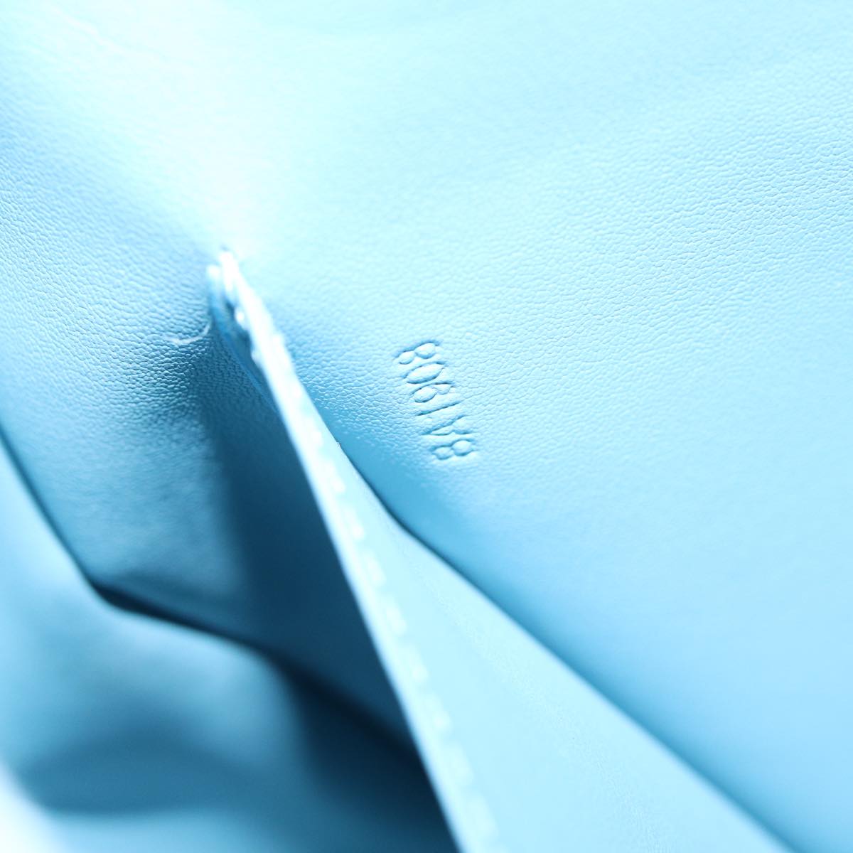 LOUIS VUITTON Monogram Vernis Thompson Street Bag Baby Blue M91009 75164