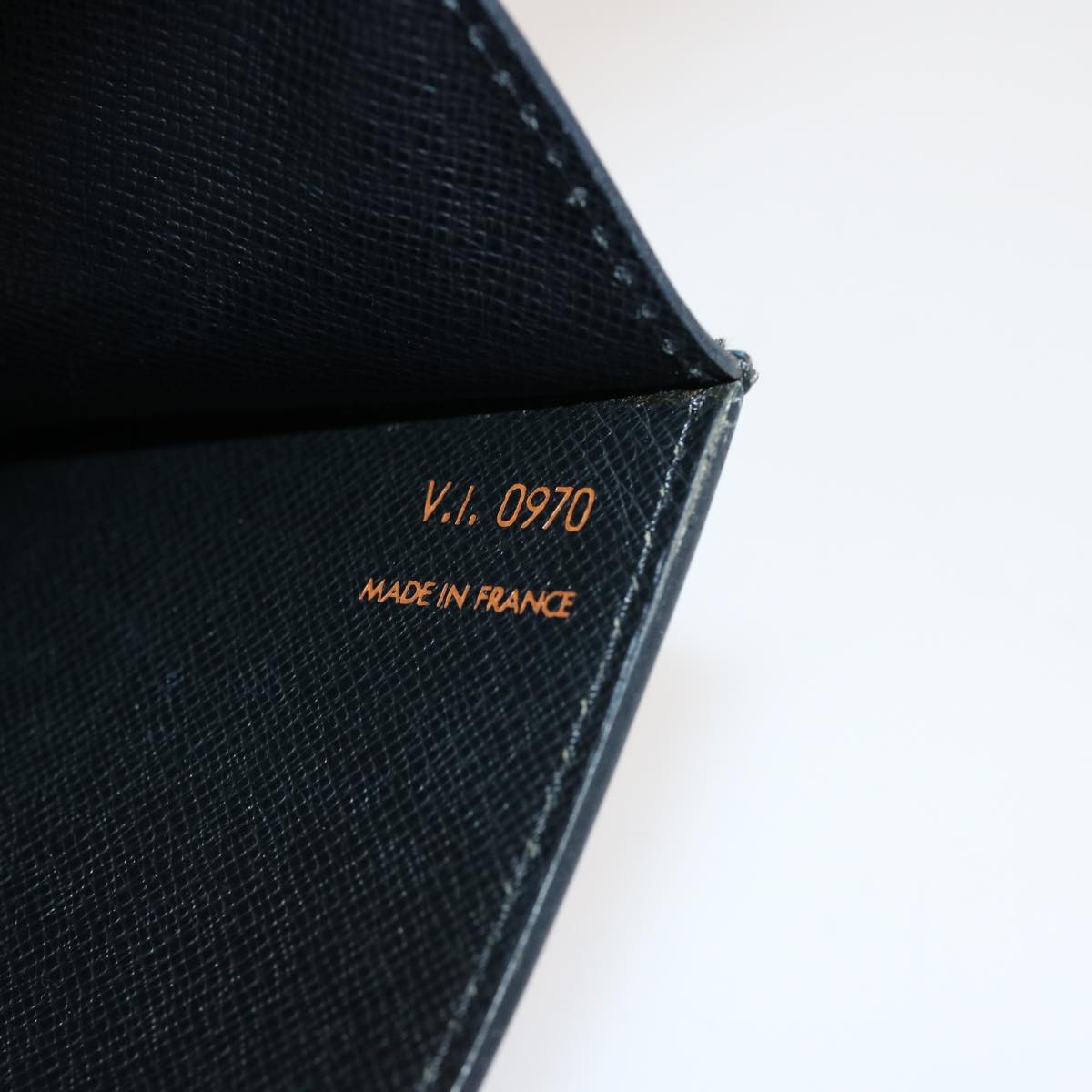 LOUIS VUITTON Epi Montaigne 27 Clutch Bag Blue M52655 LV 75166