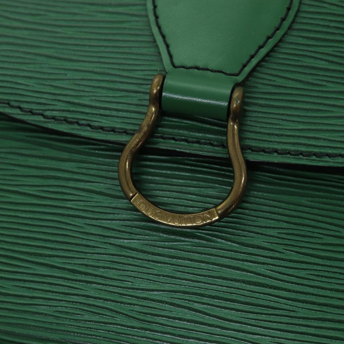 LOUIS VUITTON Epi Saint Cloud GM Shoulder Bag Green M52194 LV 75168