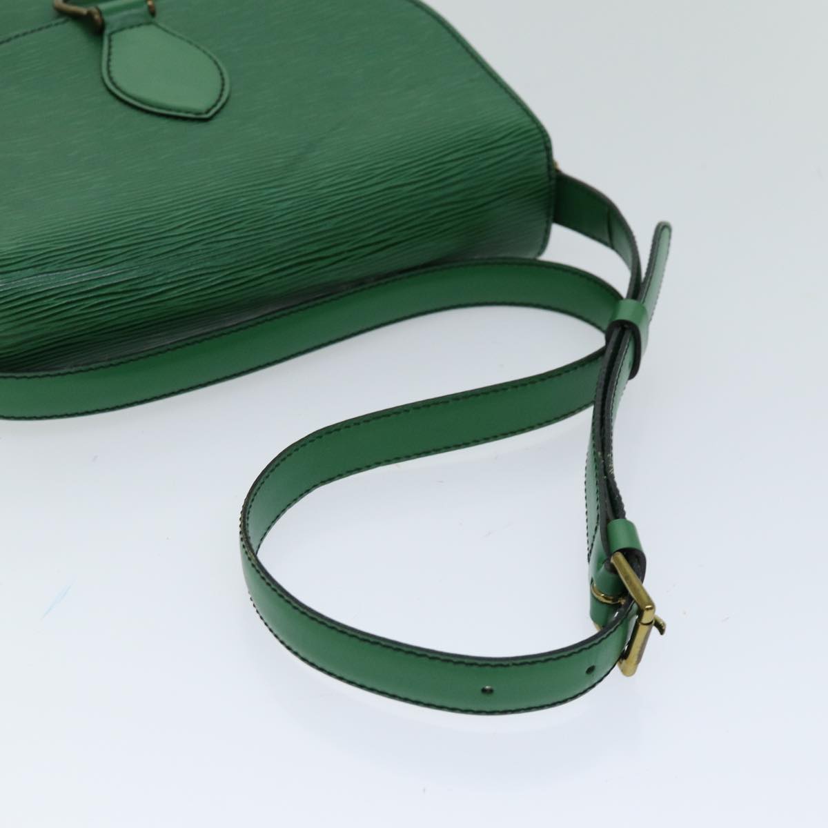 LOUIS VUITTON Epi Saint Cloud GM Shoulder Bag Green M52194 LV 75168