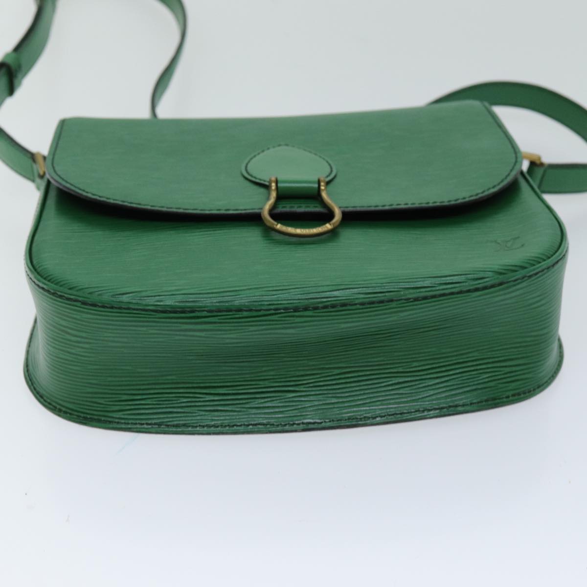 LOUIS VUITTON Epi Saint Cloud GM Shoulder Bag Green M52194 LV 75168