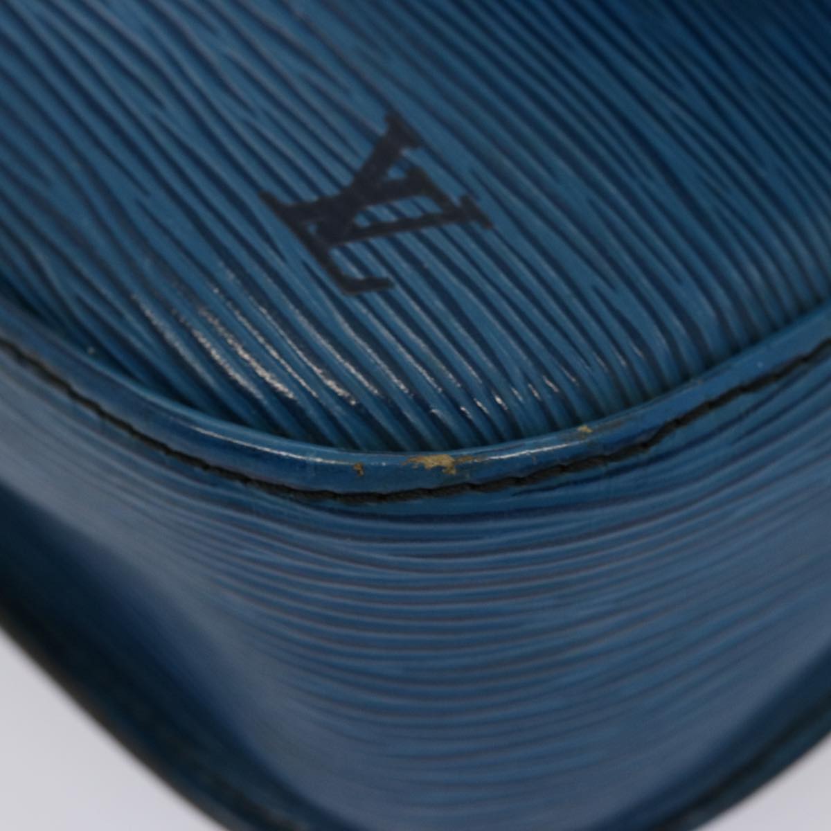 LOUIS VUITTON Epi Saint Cloud GM Shoulder Bag Toledo Blue M52195 LV 75169