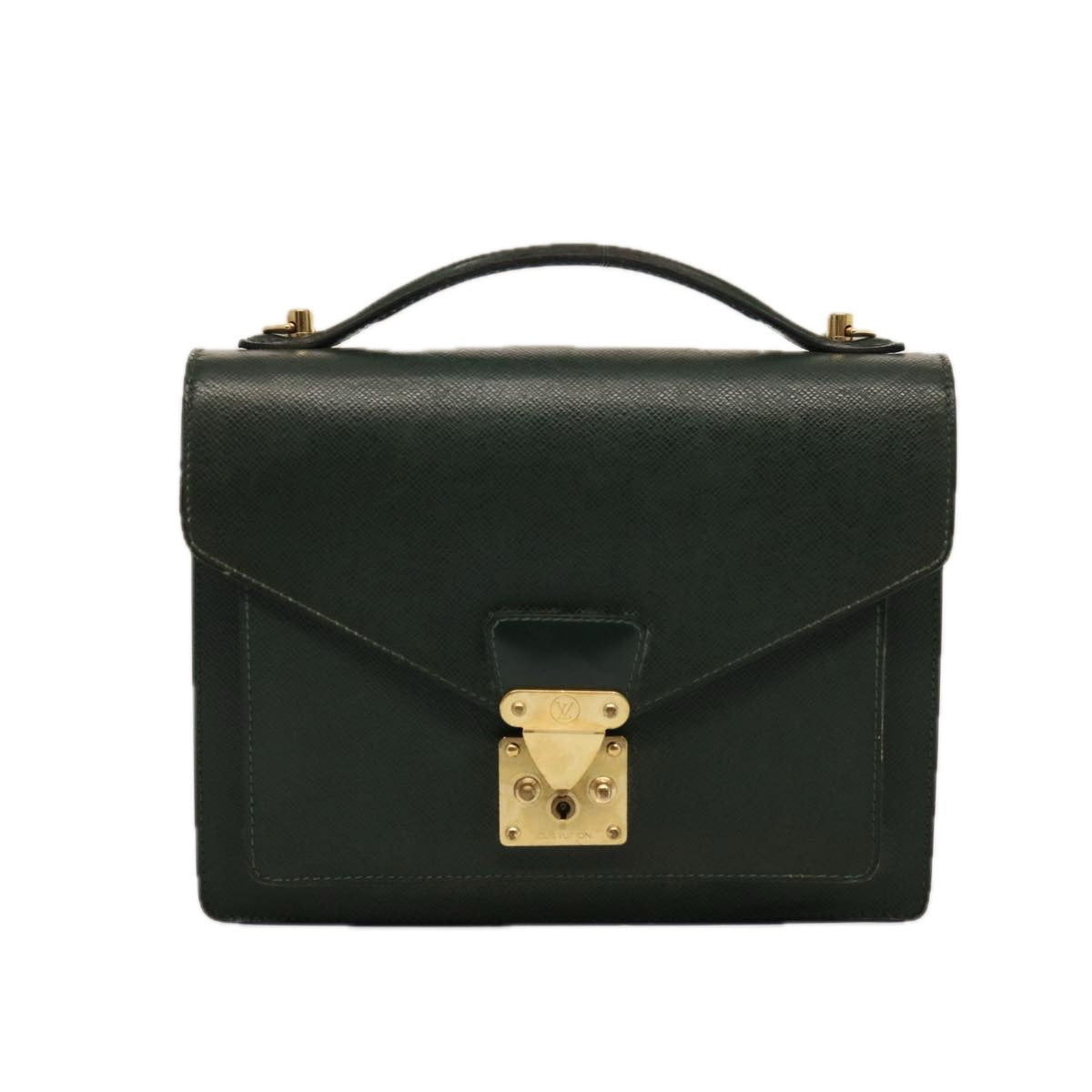 LOUIS VUITTON Taiga Monceau 28 Hand Bag 2way Epicea M32064 LV 75172