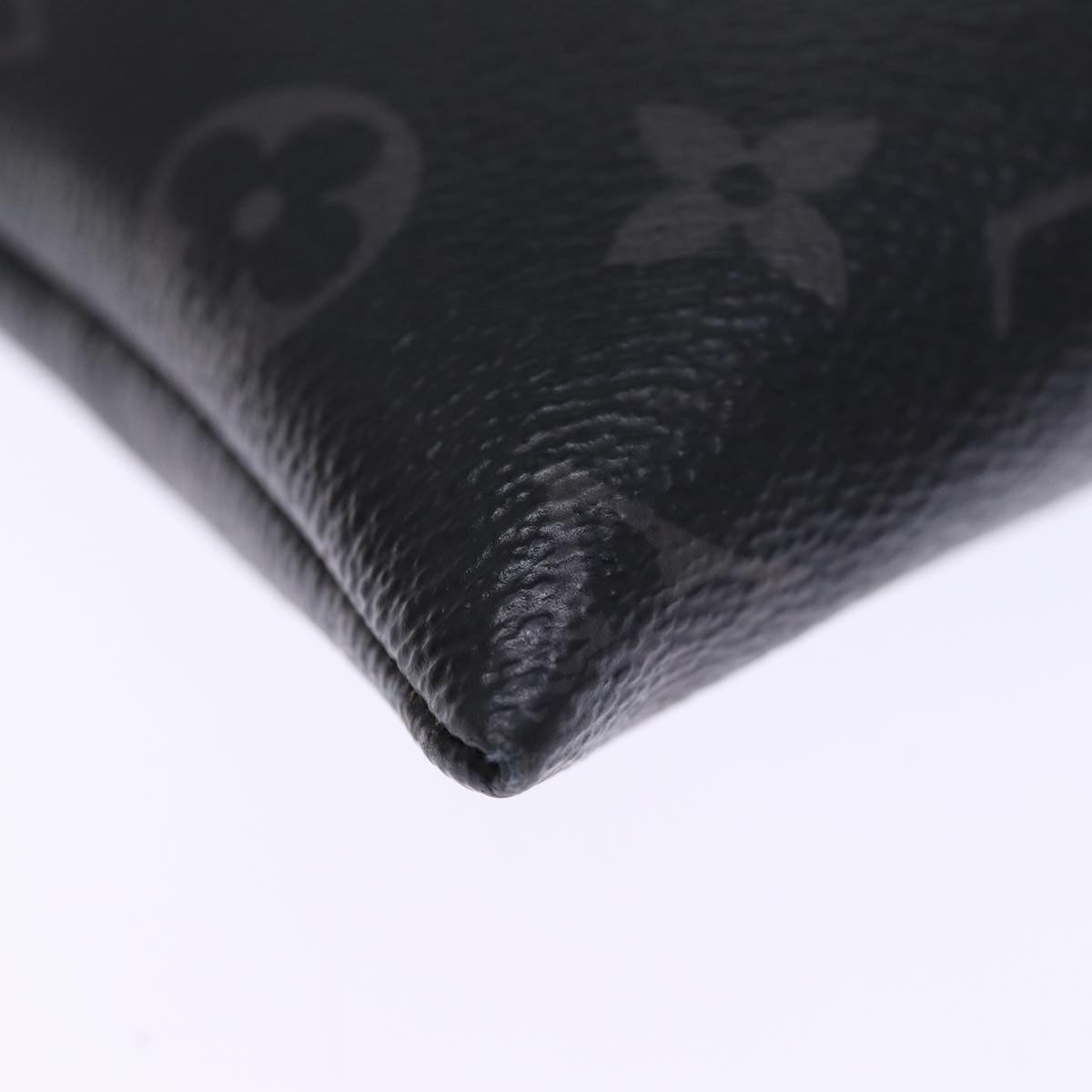 LOUIS VUITTON Monogram Eclipse Pochette Discovery Clutch Bag M62291 75173