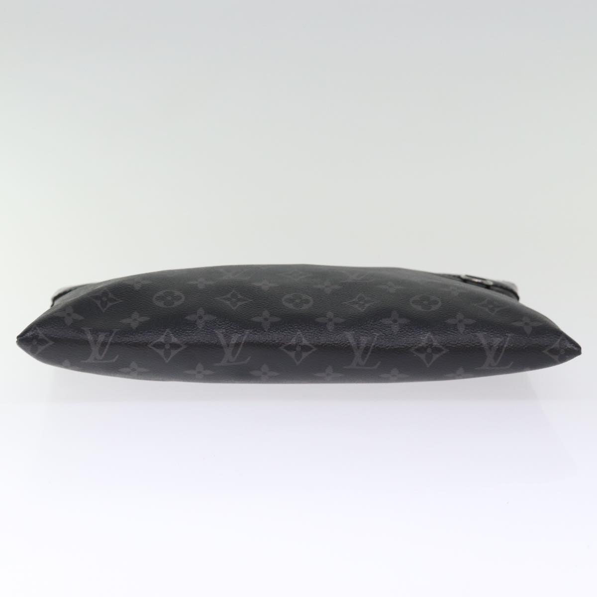 LOUIS VUITTON Monogram Eclipse Pochette Discovery Clutch Bag M62291 75173