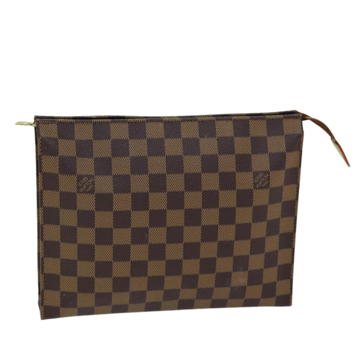 LOUIS VUITTON Damier Ebene Poche Toilette 26 Pouch N47543 LV 75175