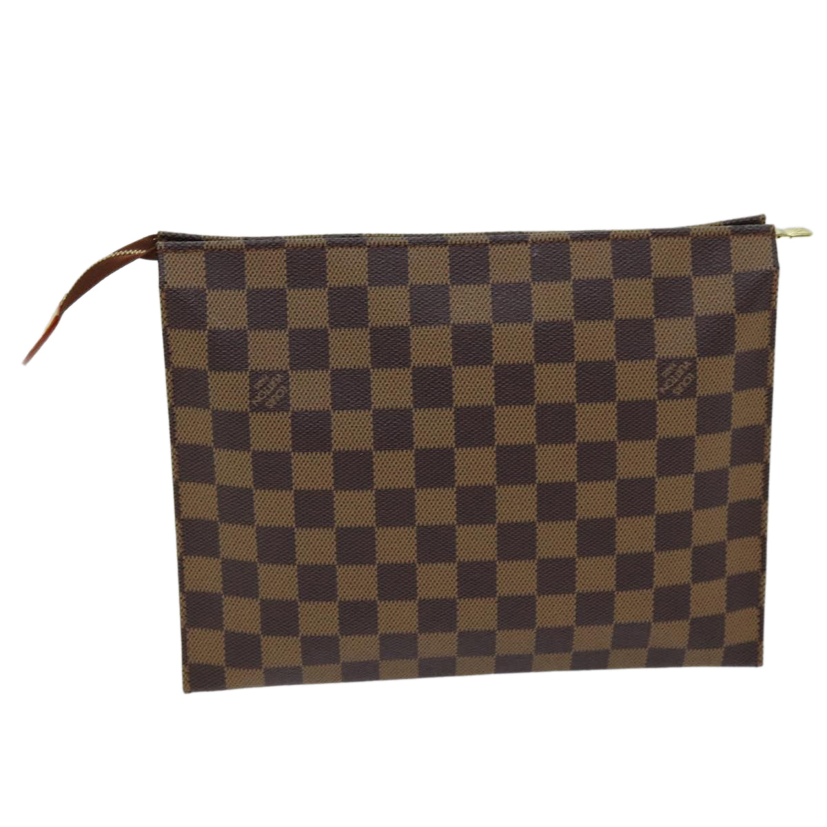 LOUIS VUITTON Damier Ebene Poche Toilette 26 Pouch N47543 LV 75175