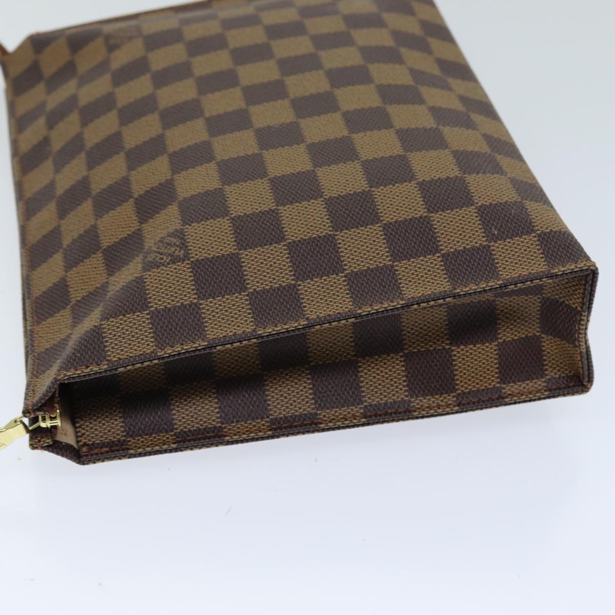 LOUIS VUITTON Damier Ebene Poche Toilette 26 Pouch N47543 LV 75175