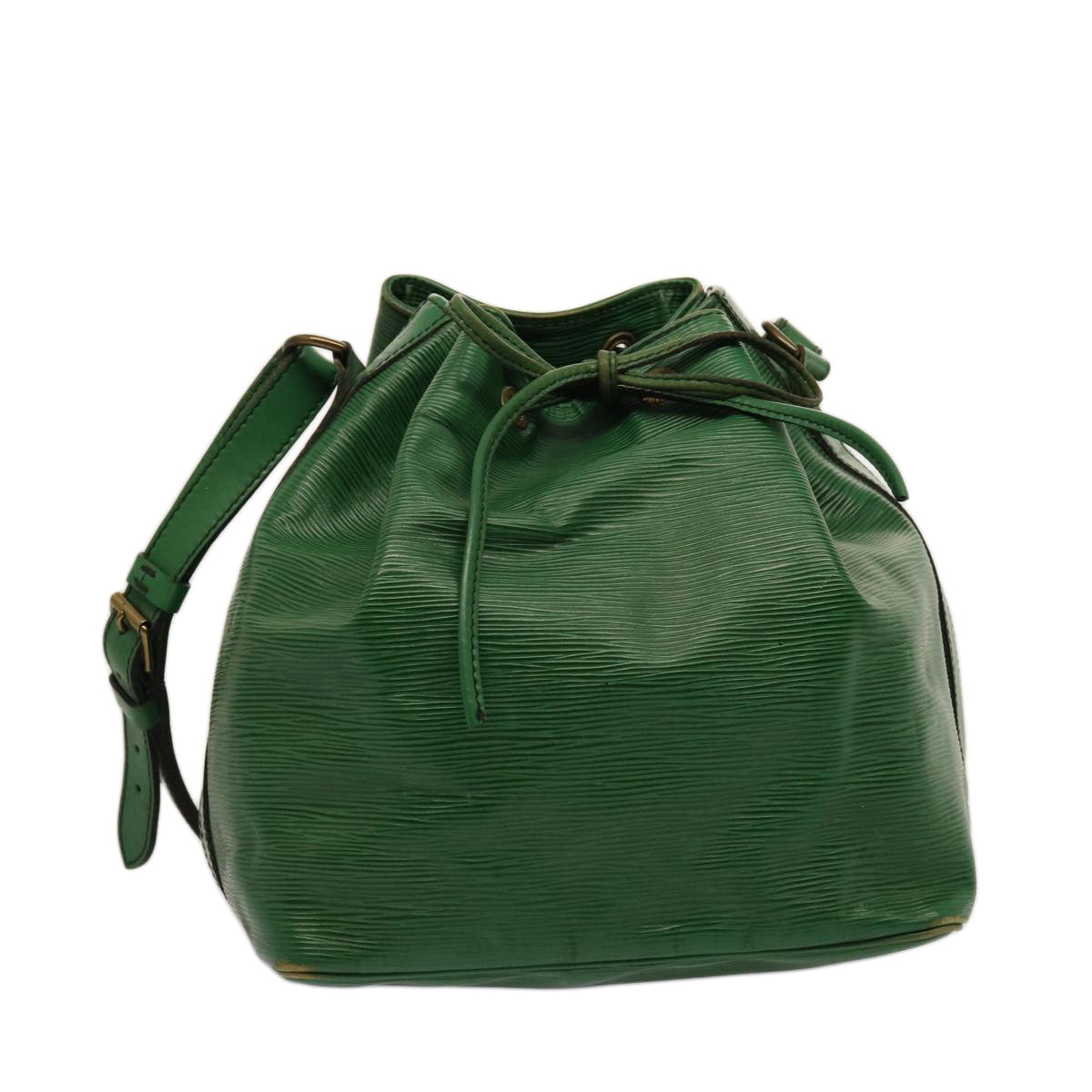 LOUIS VUITTON Epi Petit Noe Shoulder Bag Green M44104 LV 75182