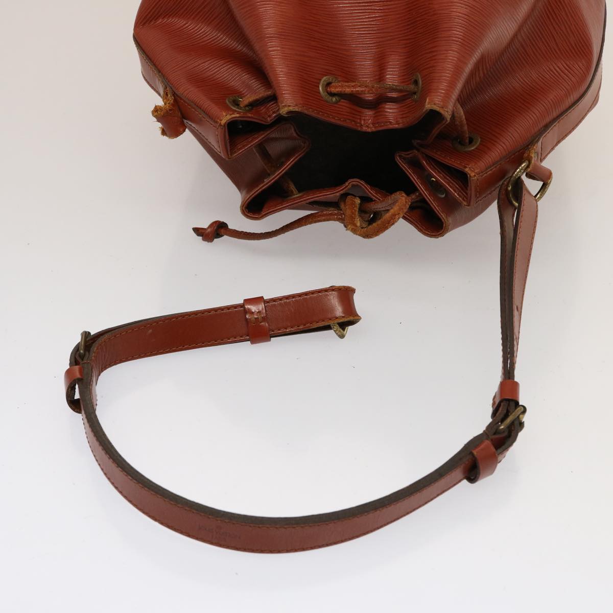 LOUIS VUITTON Epi Petit Noe Shoulder Bag Brown M44103 LV 75183