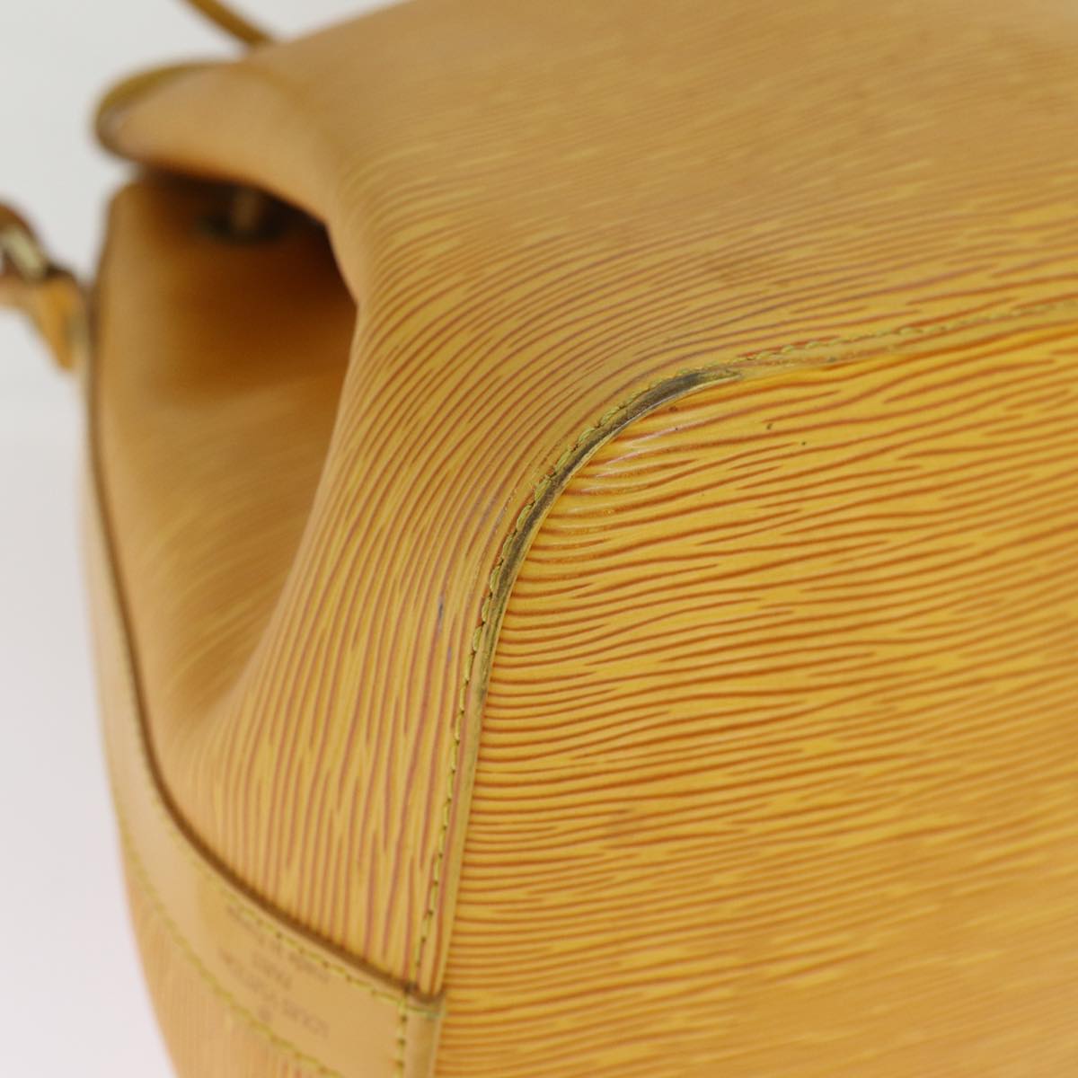 LOUIS VUITTON Epi Petit Noe Shoulder Bag Tassili Yellow M44109 LV 75186