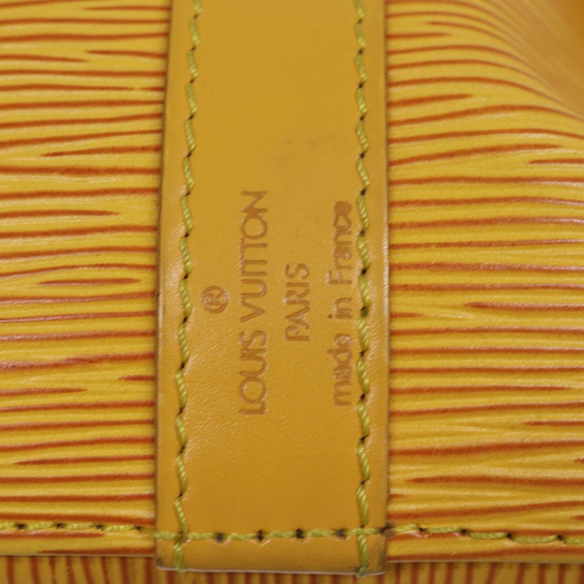 LOUIS VUITTON Epi Petit Noe Shoulder Bag Tassili Yellow M44109 LV 75186